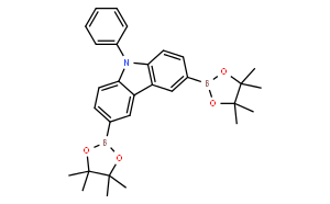 9-苯基-3,6-双(4,4,5,5-四甲基-1,3,2-二氧硼戊环-2-基)咔唑