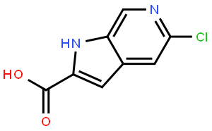 5-氯-6-氮杂吲哚-2-羧酸