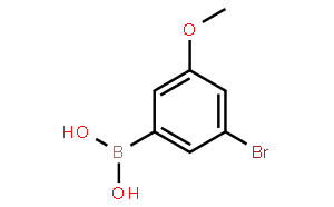 3-溴-5-甲氧基苯硼酸(含有数量不等的酸酐)