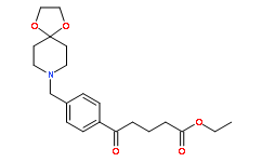 乙基 5-[4-[8-(1，4-二恶-8-氮杂螺-[4.5]癸基)甲基]苯基]-5-羰基戊酸酯,97%
