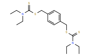 对苯二甲基双(N,N-二乙基二硫代氨基甲酸酯)