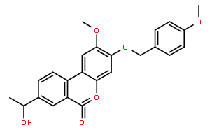 8-(1-羟基乙基)-2-甲氧基-3-[(4-甲氧基苯基)甲氧基]-6H-二苯并[B,D]吡喃-6-酮