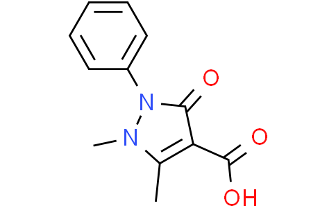 1,5-dimethyl-3-oxo-2-phenyl-2,3-dihydro-1H-pyrazole-4-carboxylic acid