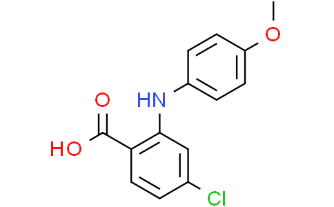 4-氯-2-((4-甲氧苯基)氨基)苯甲酸,95%