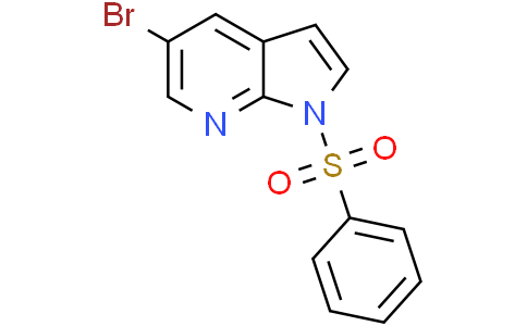 1-(benzenesulfonyl)-5-bromo-pyrrolo[2,3-b]pyridine