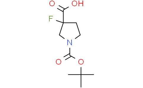 1-[(tert-butoxy)carbonyl]-3-fluoropyrrolidine-3-carboxylic acid