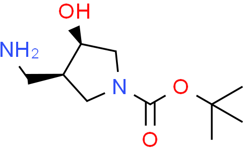 tert-butyl (3R,4R)-3-(aminomethyl)-4-hydroxypyrrolidine-1-carboxylate