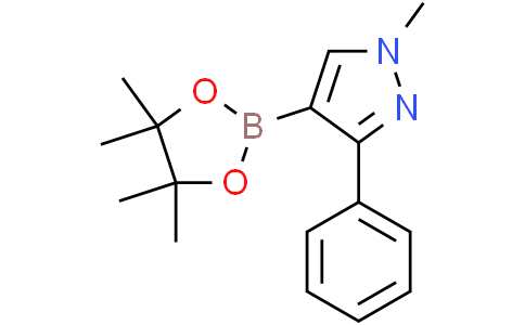 1-methyl-3-phenyl-4-(tetramethyl-1,3,2-dioxaborolan-2-yl)-1H-pyrazole