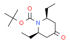 (2R，6S)-2，3-二叔丁基2，6-二乙基-4-氧代哌啶-1-甲酸叔丁酯,97%