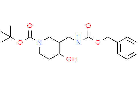 tert-butyl 3-(benzyloxycarbonylaminomethyl)-4-hydroxy-piperidine-1-carboxylate