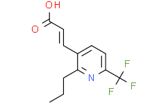 (E)-3-(2-丙基-6-(三氟甲基)吡啶-3-基)丙烯酸,97%