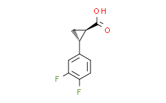 反式-2-（3，4-二氟苯基）环丙烷-1-羧酸,94%