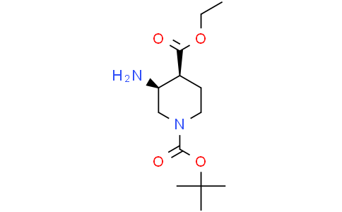 O1-tert-butyl O4-ethyl (3S,4S)-3-aminopiperidine-1,4-dicarboxylate