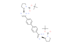 (2S，2'S)-二叔丁基2，2'-(4，4'-([1，1'-双苯基]-4，4'-二基)双(1H-咪唑- 4，2-二基))双(吡咯烷-1-甲酯),≥95%