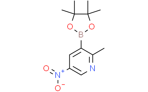 2-methyl-5-nitro-3-(tetramethyl-1,3,2-dioxaborolan-2-yl)pyridine