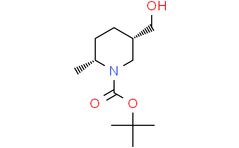 tert-butyl (2R,5S)-5-(hydroxymethyl)-2-methylpiperidine-1-carboxylate