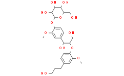 (7R，8R)-Threo-7，9，9′-trihydroxy-3，3′-dimethoxy-8-O-4′-neolignan -4-O-β-D-glucopyranoside