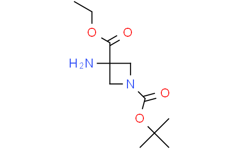 1-tert-butyl 3-ethyl 3-aminoazetidine-1,3-dicarboxylate