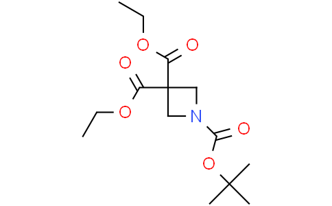 1-tert-butyl 3,3-diethyl azetidine-1,3,3-tricarboxylate