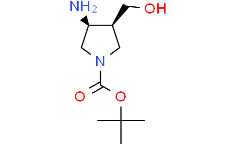 tert-butyl (3S,4S)-3-amino-4-(hydroxymethyl)pyrrolidine-1-carboxylate