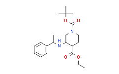 1-Boc-3-(1-苯基乙基氨基)哌啶-4-甲酸乙酯,95%