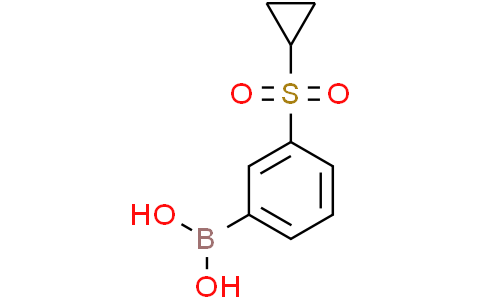 3-(cyclopropanesulfonyl)phenyl]boronic acid