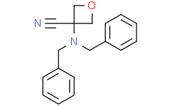 3-(Dibenzylamino)oxetane-3-carbonitrile