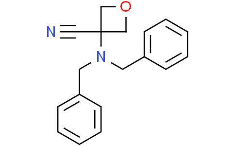 3-(dibenzylamino)oxetane-3-carbonitrile