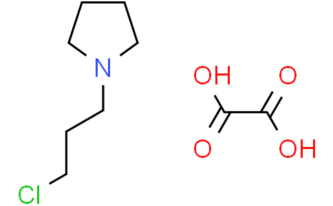 1-(3-chloropropyl)pyrrolidine oxalic acid