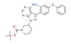 (R)-3-(4-氨基-3-(4-苯氧基苯基)-1H-吡唑并[3，4-d]嘧啶-1-基)哌啶-1-甲酸叔丁酯,97%