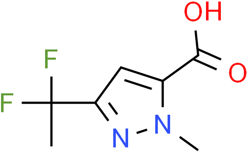 3-(1,1-difluoroethyl)-1-methyl-1H-pyrazole-5-carboxylic acid