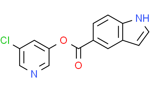 (5-chloro-3-pyridyl) 1H-indole-5-carboxylate