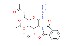 3，4，6-三-O-乙酰基-2-脱氧-2-邻苯二甲酰亚胺基-α-D-叠氮化吡喃葡萄糖,≥98%