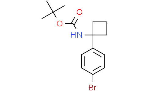 1-(4-溴苯基)环丁基氨基甲酸叔丁酯