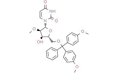 1-[(2R,3R,4R,5R)-5-[[bis(4-methoxyphenyl)-phenyl-methoxy]methyl]-4-hydroxy-3-methoxy-tetrahydrofuran-2-yl]pyrimidine-2,4-dione