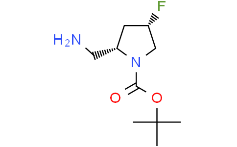 tert-butyl (2S,4S)-2-(aminomethyl)-4-fluoro-pyrrolidine-1-carboxylate