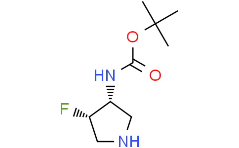 tert-Butyl((3R,4S)-4-fluoropyrrolidin-3-yl)carbamateCas:1033718-91-0