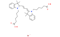 1-(5-Carboxypentyl)-2-(3-(1-(5-carboxypentyl)-3，3-dimethylindolin-2-ylidene)prop-1-en-1-yl)-3，3-dimethyl-3H-indol-1-ium bromide