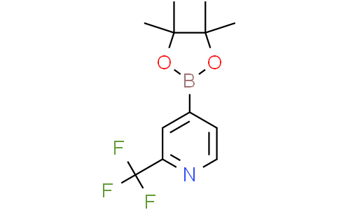 4-(4,4,5,5-tetramethyl-1,3,2-dioxaborolan-2-yl)-2-(trifluoromethyl)pyridine