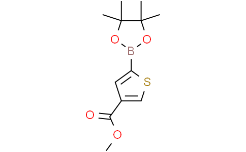 methyl 5-(4,4,5,5-tetramethyl-1,3,2-dioxaborolan-2-yl)thiophene-3-carboxylate