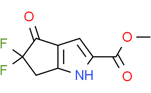 methyl 5,5-difluoro-4-oxo-1,6-dihydrocyclopenta[b]pyrrole-2-carboxylate