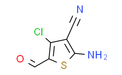 2-氨基-4-氯-3-氰基-5-甲酰基噻吩,90%