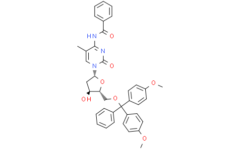 N-苯甲酰基-5'-O-[二(4-甲氧基苯基)苯基甲基]-2'-脱氧-5-甲基胞苷