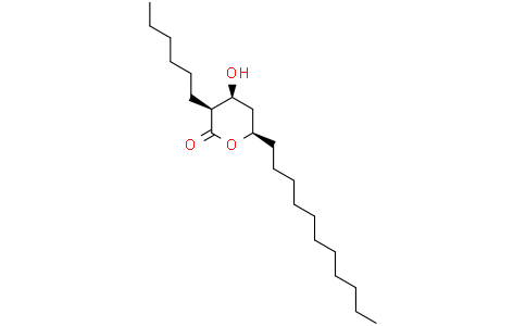 (3S,4S,6R)-3-hexyl-4-hydroxy-6-undecyl-tetrahydropyran-2-one