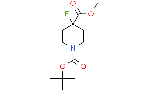 1-tert-butyl 4-methyl 4-fluoropiperidine-1,4-dicarboxylate