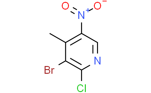 3-bromo-2-chloro-4-methyl-5-nitro-pyridine