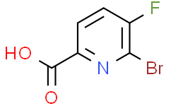 6-溴-5-氟-2-吡啶甲酸,98%