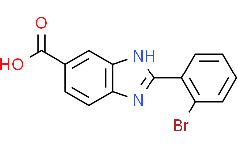 2-(2-bromophenyl)-3H-benzimidazole-5-carboxylic acid