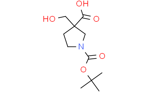 1-tert-butoxycarbonyl-3-(hydroxymethyl)pyrrolidine-3-carboxylic acid