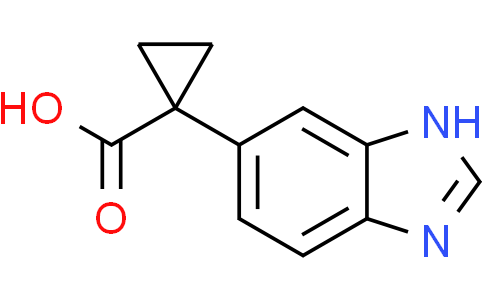 1-(1h-benzimidazol-6-yl)cyclopropanecarboxylic acid